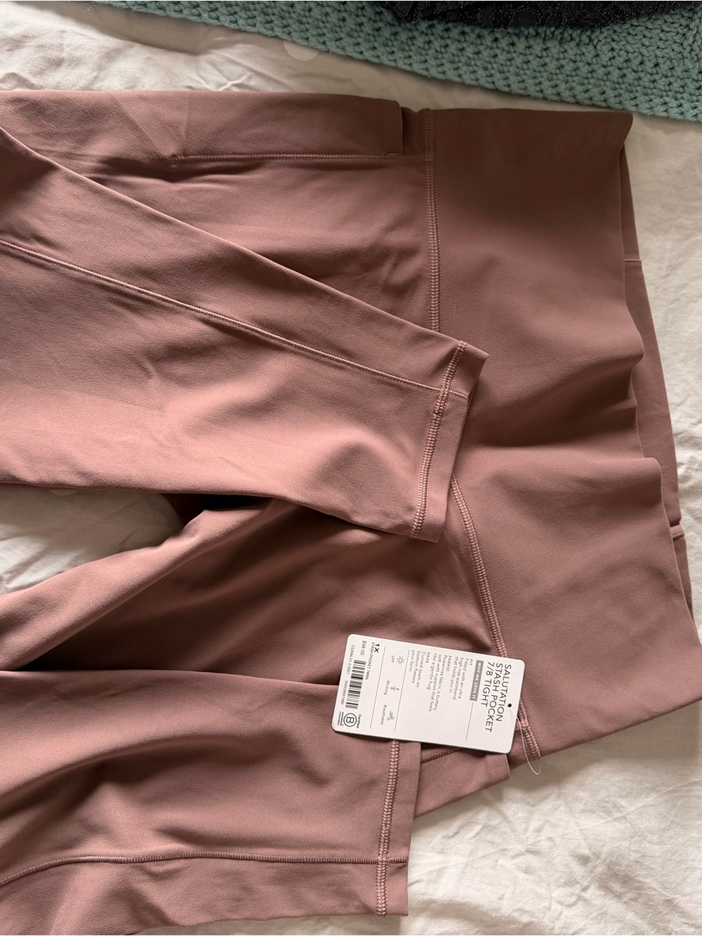 Athleta High-Rise Leggings in Mauve